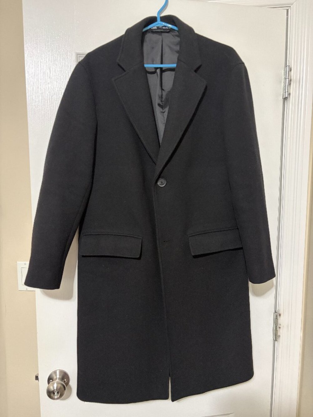ZARA - Men's Wool-Blend Coat